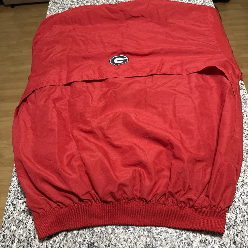Team Apparel‎ Georgia Bulldogs V Neck Vented Red Pullover Size L